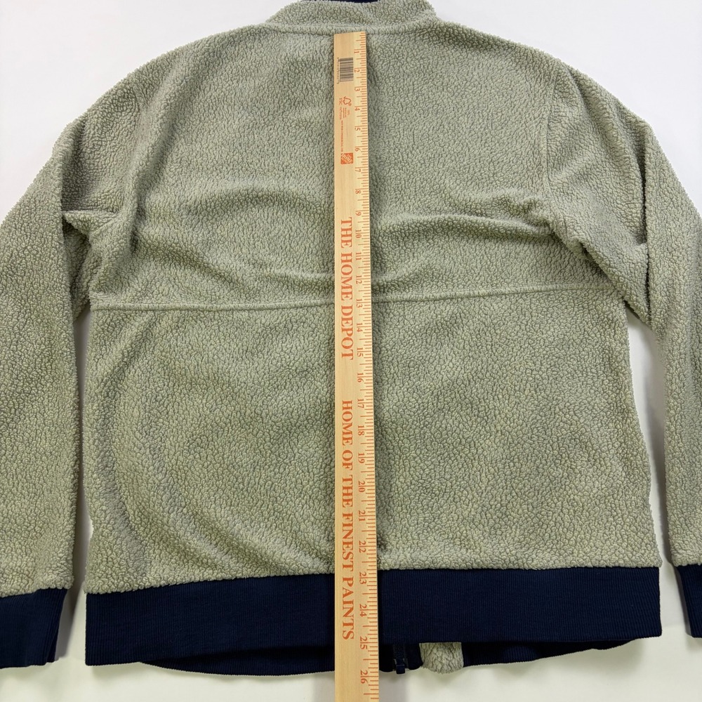 Patagonia Retro Pile Fleece Jacket Mens Medium Oatmeal Navy Full Zip STY26125 - Picture 10 of 11